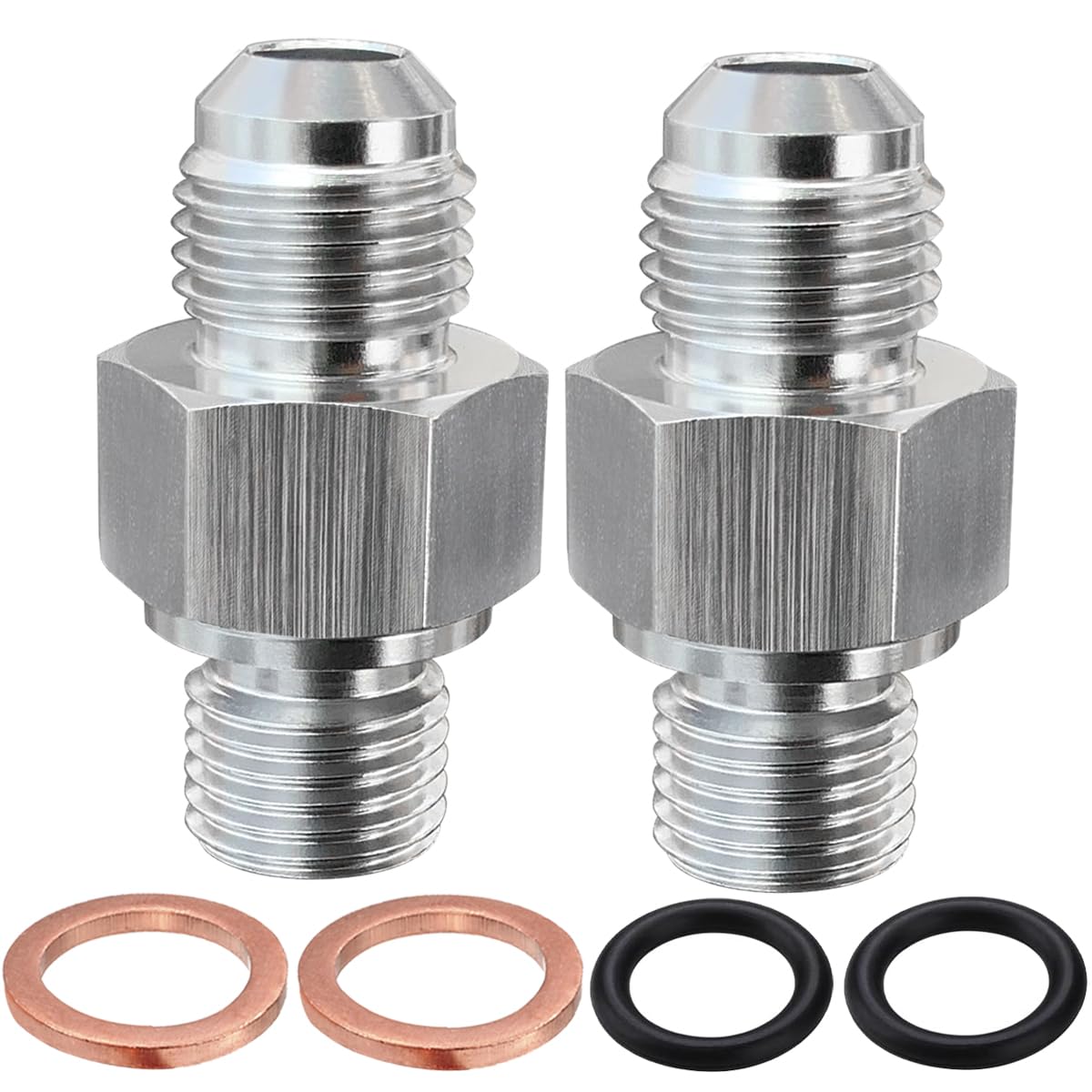 Amazon.com: 2Set 1/4 NPSM to 6AN Transmission Cooler Line Fittings